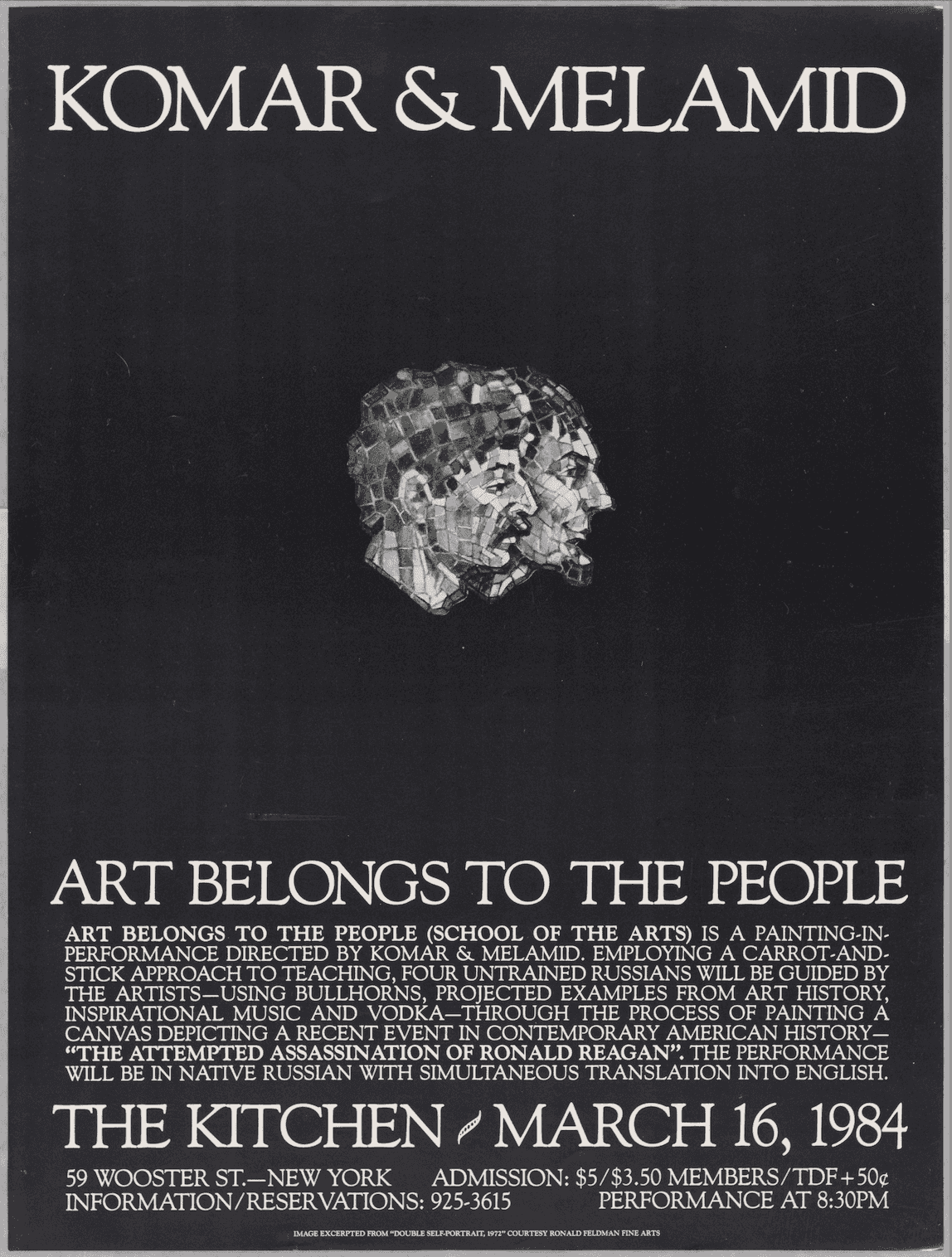 Art Belongs to the People, 1984