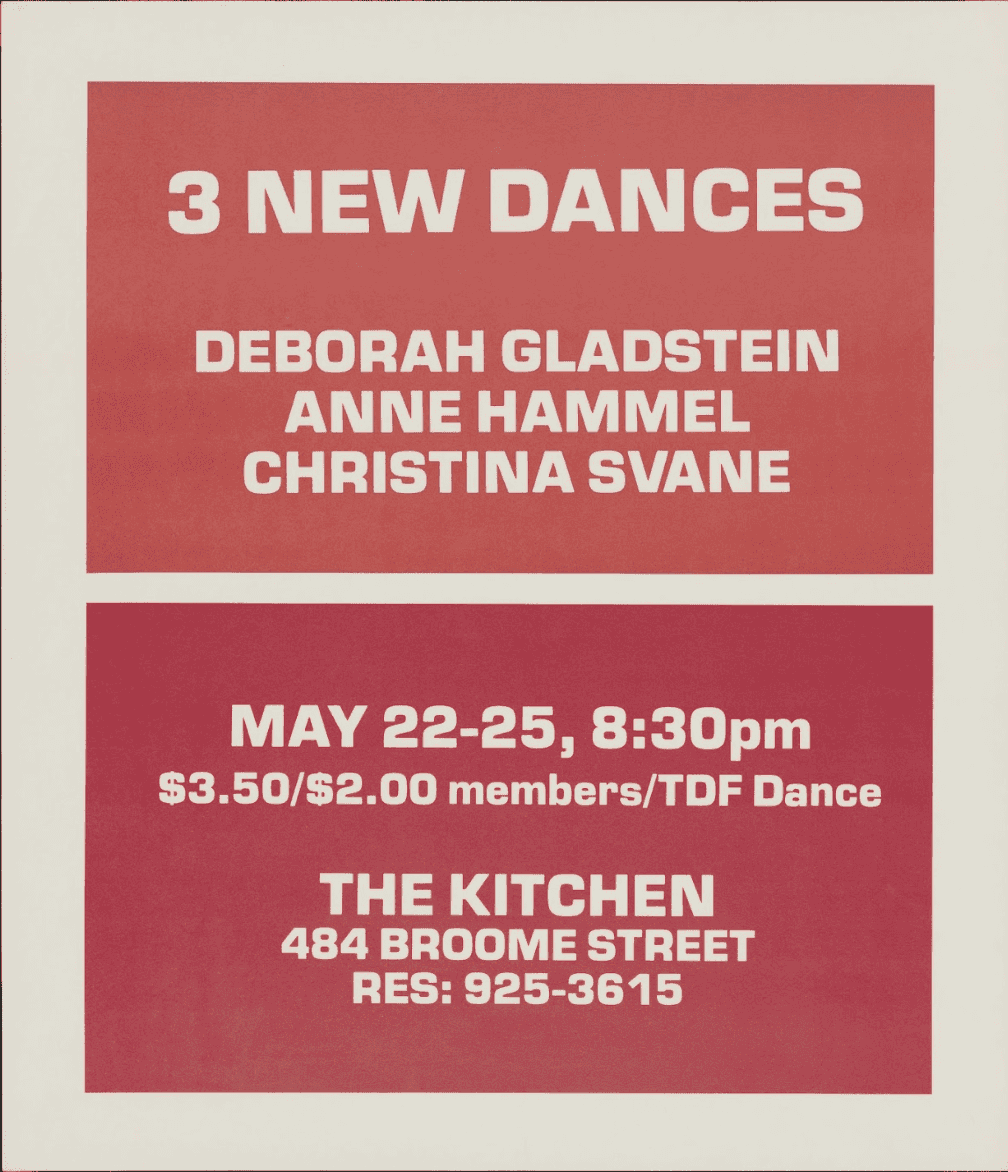 3 New Dances, 1980