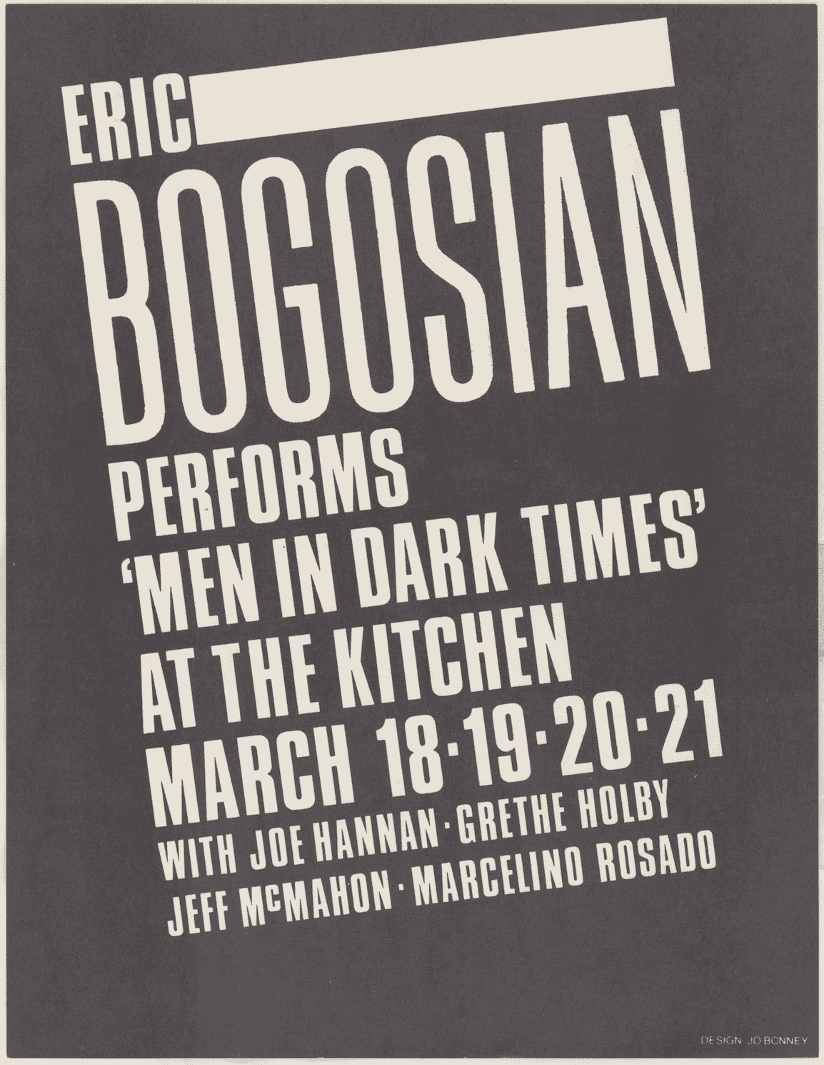 Men in Dark Times, 1982