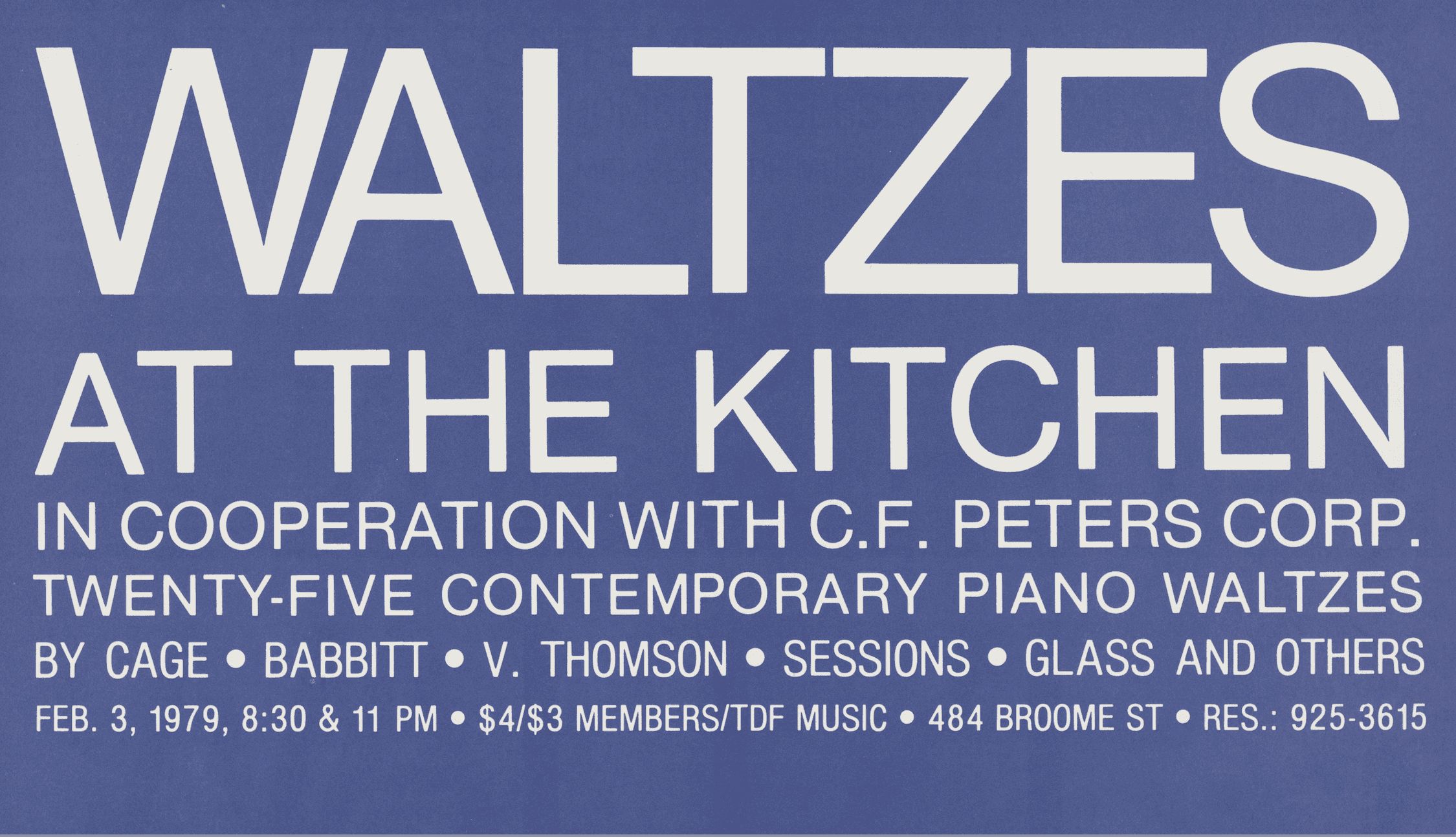 Waltzes, 1979